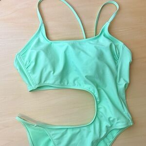 Wild Fable Mint Cutout One-Piece Swimsuit